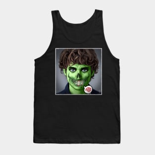 Green Zombie Will Graham with Brain Tank Top